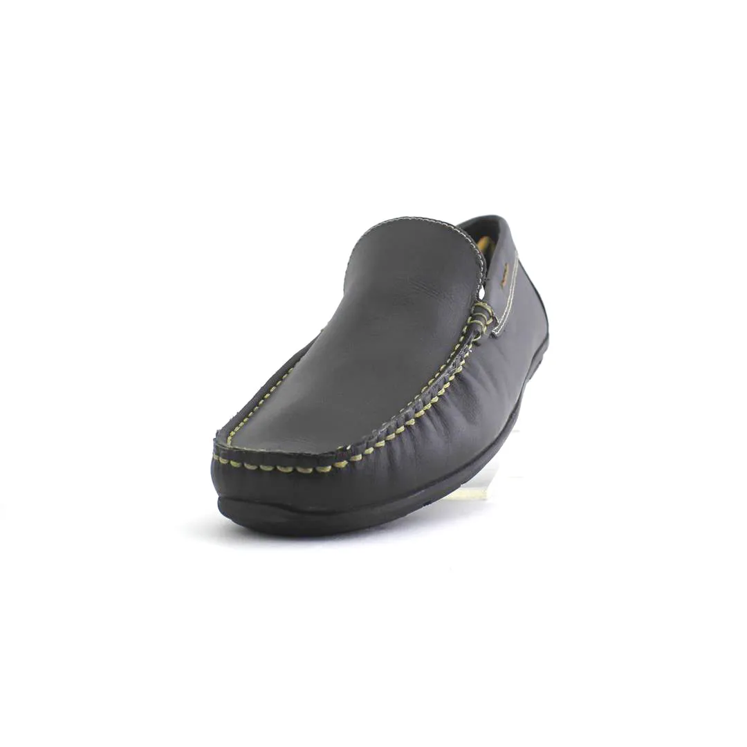 Leather Moccasins - Rubber Soled Driving Loafers